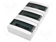 Enclosure: for modular components; IP65; light grey; ABS; 400V 