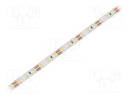 LED tape; white warm; 2835; LED/m: 96; 8mm; white PCB; IP20; 15W/m WISVA OPTOELECTRONICS