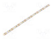 LED tape; white warm; 2835; LED/m: 120; 8mm; white PCB; IP20; 20W/m WISVA OPTOELECTRONICS