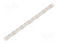 LED tape; white warm; 2216; LED/m: 280; 10mm; white PCB; IP20; 16W/m WISVA OPTOELECTRONICS