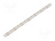 LED tape; white cold; 2216; LED/m: 280; 10mm; white PCB; IP20; 16W/m WISVA OPTOELECTRONICS