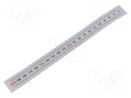 Ruler; figures horizontally arranged,self-adhesive; W: 11mm ELESA+GANTER