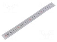 Ruler; figures horizontally arranged,R,self-adhesive; W: 11mm ELESA+GANTER