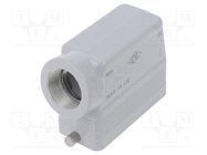 Enclosure: for HDC connectors; C-TYPE; size 77.27; high; M32 ILME