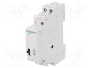 Relay: installation; bistable,impulse; NC + NO; 16A; -20÷50°C SCHNEIDER ELECTRIC