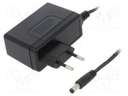 Power supply: switching; mains,plug; 24VDC; 2.5A; 60W; Plug: EU MEAN WELL