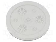 Multigate grommet; light grey; Holes no: 7; -40÷100°C; IP54 