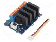 Module: relay; Grove; 5VDC; Ch: 4; max.250VAC; 2A SEEED STUDIO