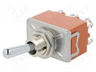 Switch: toggle; Pos: 3; DP3T; ON-OFF-ON; 15A/250VAC; 15A/30VDC PANASONIC