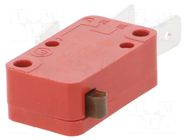 Microswitch SNAP ACTION; 16A/250VAC; without lever; SPDT; Pos: 2 Marquardt