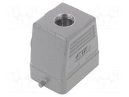 Enclosure for connectors: HDC; size 3; for cable; for latch; M20 TE Connectivity