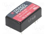 Converter: DC/DC; 8W; Uin: 36÷75V; Uout: 12VDC; Uout2: -12VDC; DIP16 TRACO POWER