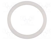 Gasket; PTFE; Thk: 2mm; Øint: 12mm; Øout: 16mm; PG7; white; -120÷250°C LAPP