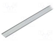 Profiles for LED modules; natural; L: 1m; FIX16; aluminium TOPMET