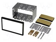 Universal mounting half frame; 2 DIN; Citroën,Ford,Mercedes 4CARMEDIA