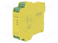 Module: safety relay; 24VDC; IN: 1; for DIN rail mounting; IP20 PHOENIX CONTACT