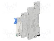 Relay: interface; SPDT; Ucoil: 24VDC; 6A; 6A/250VAC; 6A/30VDC; 88E2H MORSETTITALIA