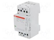 Contactor: 4-pole installation; 25A; 230÷240VAC,230÷240VDC; ESB ABB