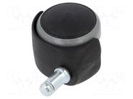 Spare part: furniture wheel; ESD; Application: for chair; 50mm RT WORK