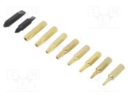 Kit: screwdriver bits; Phillips,slot,Torx® with protection ENGINEER