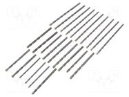 Drill set; for concrete; steel; bag; concrete; 25pcs. C.K