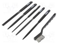 Kit: files; rasp; Overall len: 215mm; 100mm; bag; 5pcs. ENGINEER