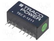 Converter: DC/DC; 2W; Uin: 9÷18V; Uout: 5VDC; Iout: 400mA; SIP8; TEC 2 TRACO POWER