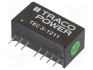 Converter: DC/DC; 3W; Uin: 9÷18V; Uout: 5VDC; Iout: 600mA; SIP8; TEC 3 TRACO POWER