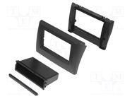 Radio frame; Fiat; 2 DIN; anthracite ACV