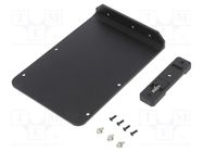 Accessories: DIN rail mounting bracket; metal; black AAEON