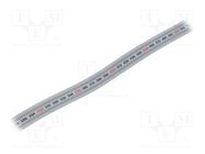 Ruler; figures horizontally arranged,self-adhesive; W: 11mm ELESA+GANTER