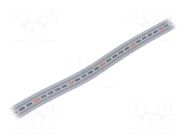 Ruler; figures horizontally arranged,L,self-adhesive; W: 11mm ELESA+GANTER