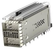 I/O CONN, ZQSFP+, RCPT, 76POS, PRESSFIT