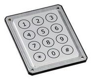 KEYPAD SWITCH, 3X4, 0.2A, 24V, ALUMINIUM