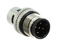 SENSOR CONNECTOR, M12 PLUG, 5POS, CABLE