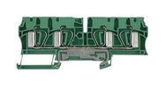 TERMINAL BLOCK, DIN RAIL, 4POS, 10AWG