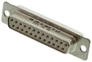 D-SUB CONNECTOR, RCPT, 25POS, SOLDER