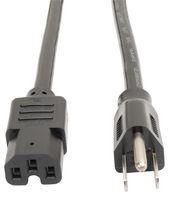 POWER CORD, NEMA 5-15P/IEC C15, 4FT, 15A