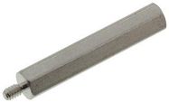 SPACER/STANDOFF, HEX, AL, 6.4MM X 34.9MM