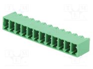 Pluggable terminal block; 3.81mm; ways: 12; straight; socket; male DEGSON ELECTRONICS