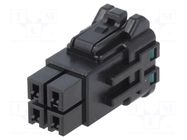Connector: wire-wire; plug; female; EnerBee; PIN: 4; straight HIROSE