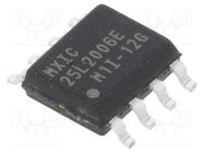 IC: FLASH memory; 2MbFLASH; SPI; 86MHz; 2.7÷3.6V; SOP8; serial 