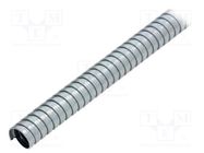 Protective tube; Size: 20; galvanised steel; natural; -55÷300°C ANAMET EUROPE