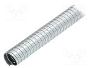 Protective tube; Size: 32; galvanised steel; natural; -55÷300°C ANAMET EUROPE