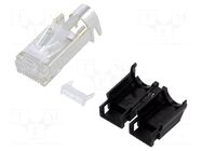 Connector: RJ45; plug; TM21P; PIN: 8; Cat: 5e; shielded; Layout: 8p8c HIROSE