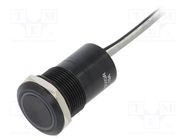 Switch: capacitive; Pos: 2; SPST-NO; 0.01A/12VDC; IP68; OFF-(ON) BULGIN