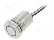 Switch: capacitive; Pos: 2; SPST-NC; 0.01A/12VDC; IP68; ON-OFF; MC BULGIN