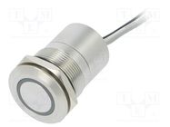 Switch: capacitive; Pos: 2; SPST-NC; 0.01A/12VDC; IP68; ON-OFF; MC BULGIN