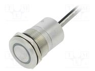 Switch: capacitive; Pos: 2; SPST-NO; 0.01A/12VDC; IP68; OFF-ON; MC BULGIN