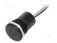 Switch: capacitive; Pos: 2; SPST-NC; 0.01A/12VDC; IP68; ON-(OFF) BULGIN